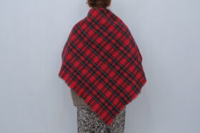 WOOL TARTAN CHECK BLANKET royal stewart 2