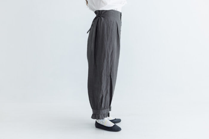 涙の行方 drawers pants charcoal 2