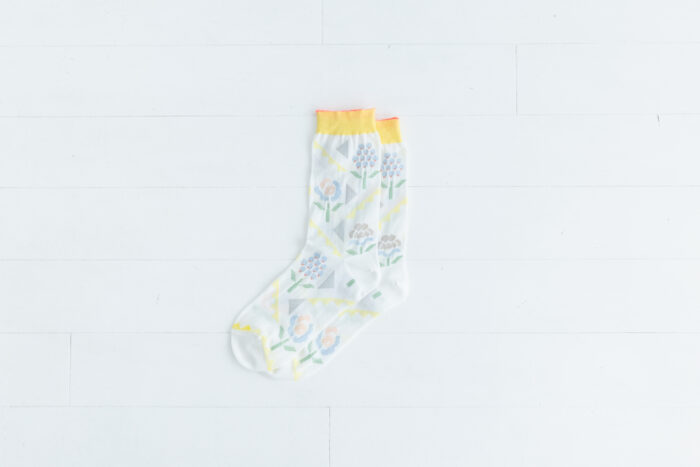garden socks white 1