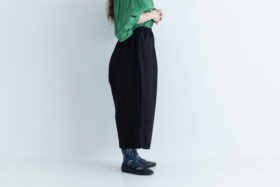 GARMENT DYE GUM PANTS black 2