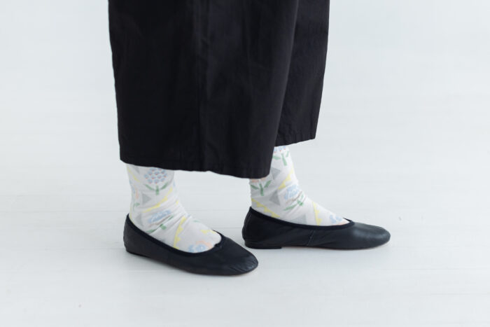 garden socks white 4