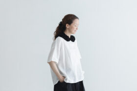 COTTON FRILL COLLAR black 3