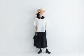 COTTON FRILL COLLAR black 5