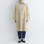 GARMENT DYE UMBRELLA COAT beige