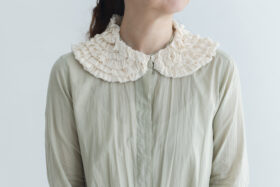 COTTON FRILL COLLAR natural 2