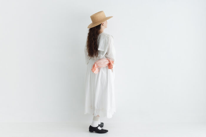 予約 SCALLOPED LACE GATHER SKIRT white サイズ1　6月 6