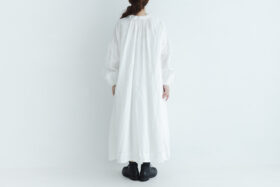 LINEN FRILL COLLAR DRESS white サイズ1　 3