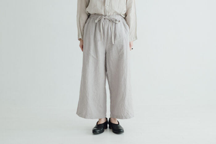 予約 R233 TRIP LINEN PANTS gray 4月末〜5月初 1