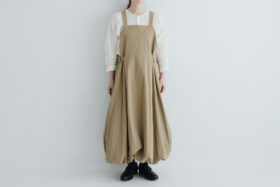LA 284 ANONYMOUS BALLOON SALOPETTE beige 1