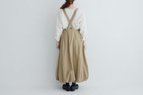 LA 284 ANONYMOUS BALLOON SALOPETTE beige 3