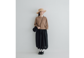 予約 G926 LINEN ANTIQUE SLEEVE KNIT PULL OVER mocha 3月初〜3月中 6