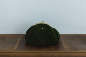 HERITAGE SUEDE METAL CLASP BAG green 1