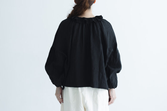 FRILL COLLAR BLOUSE black 3