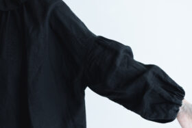 FRILL COLLAR BLOUSE black 4