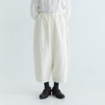 COATING LINEN PANTS milky white サイズ1