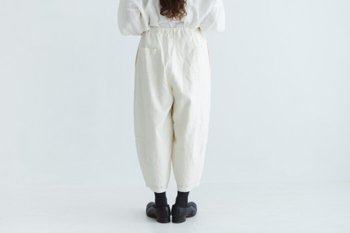 予約 COATING LINEN PANTS milky white サイズ1 3