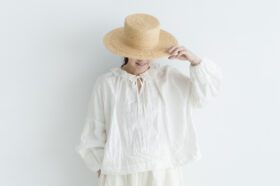 FRILL COLLAR BLOUSE  white 1