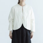 予約 COATING LINEN JAKET milky white