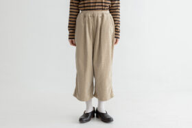 GARMENT DYE 9W.C GUM PANTS beige 1