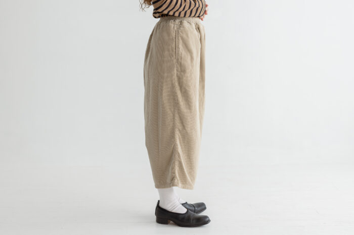 GARMENT DYE 9W.C GUM PANTS beige 2