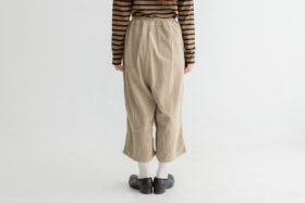 GARMENT DYE 9W.C GUM PANTS beige 3