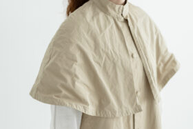 GARMENT DYE CAPE COAT 5