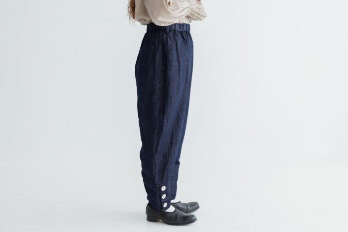 予約 G982 INDIGO CURIOUS PANTS indigo 9月初〜9月中 2