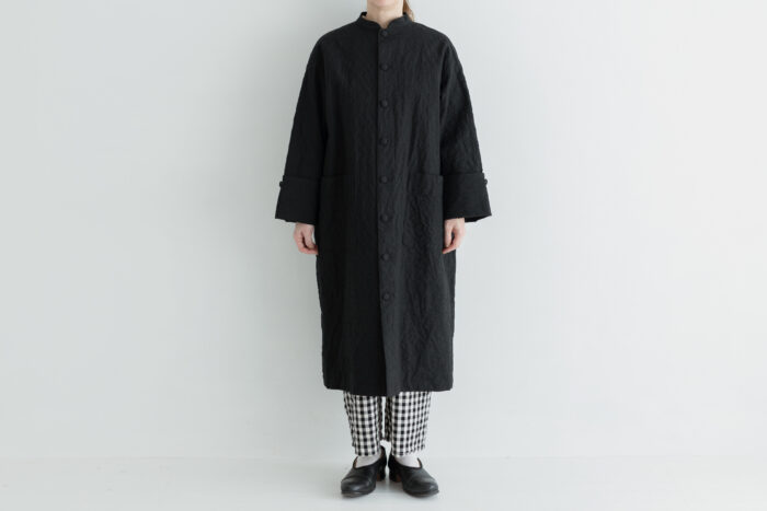 G985 QUILT ETOILE COAT black 1