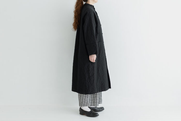 G985 QUILT ETOILE COAT black 2