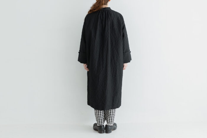 G985 QUILT ETOILE COAT black 3
