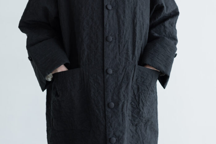G985 QUILT ETOILE COAT black 4