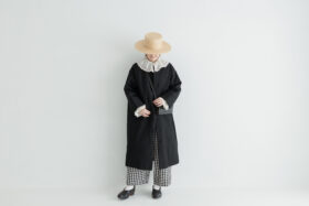 G985 QUILT ETOILE COAT black 5
