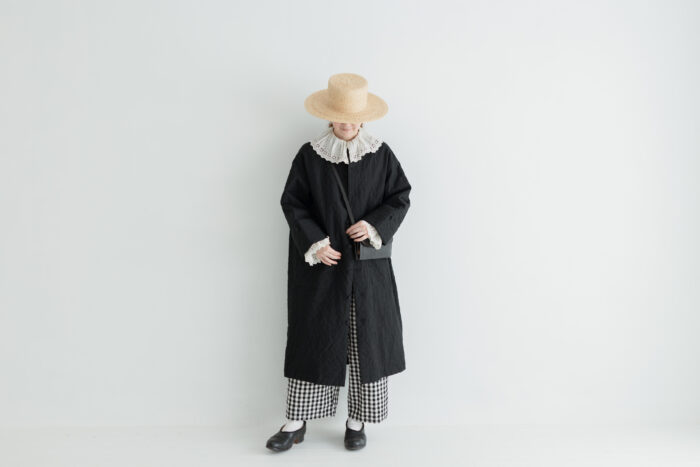 G985 QUILT ETOILE COAT black 5