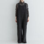 LA324 ANONYMOUS BOA TRAVAIL SALOPETTE charcoal