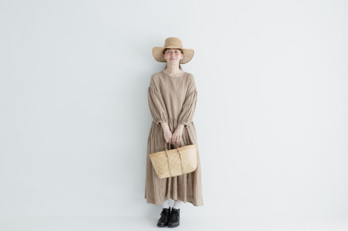 予約 G976 TASSEL STRING SWITCHING GATHER ONE PIECE vintage beige 8月中〜8月末 5