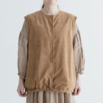LA319 REVERSIBLE MOUNTAINEER VEST vintage beige