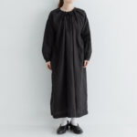 予約 LA307 URBAN LINEN STRING ONE PIECE fade black 7月初〜7月中