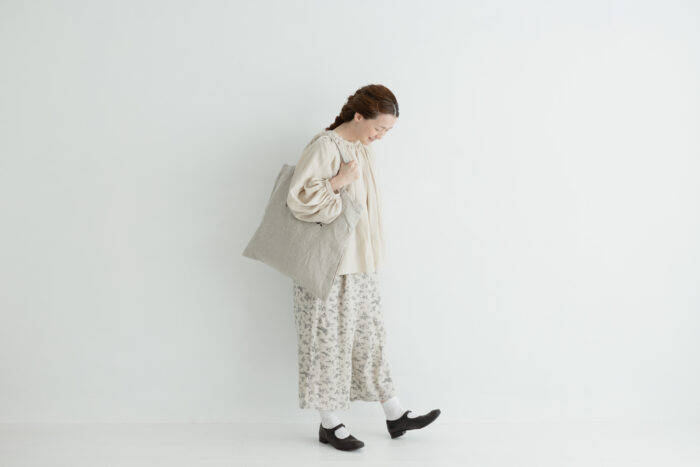 DENSELY LINEN GATHER SMOCK antique white 5