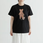 山口 一郎デザイン くまTシャツ  black　6月末