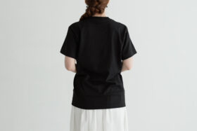 山口 一郎デザイン くまTシャツ  black　6月末 2