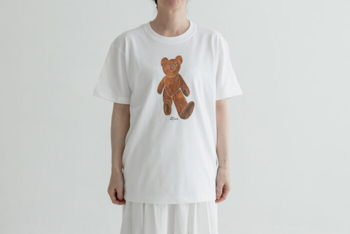 山口 一郎デザイン くまTシャツ  white　6月末 4