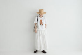山口 一郎デザイン くまTシャツ  white　6月末 6
