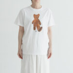 山口 一郎デザイン くまTシャツ  white　6月末