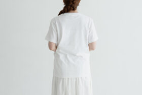 山口 一郎デザイン くまTシャツ  white　6月末 2