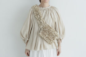 FRILL BODY BAG light Beige 1