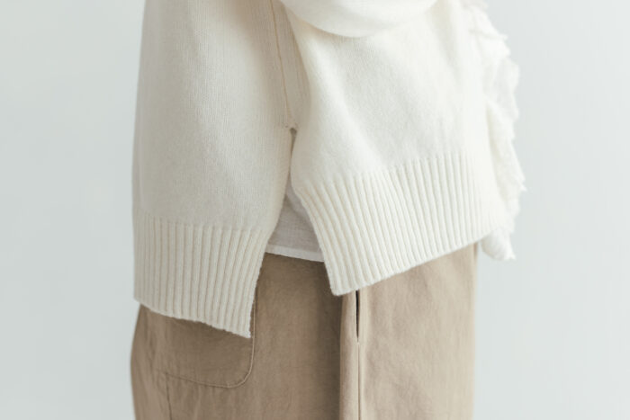 G997 ANTIQUE LACE KNIT CARDIGAN snow white 5