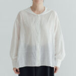 R239 MANY BUTTONS BLOUSE white