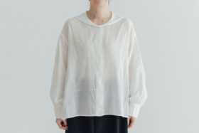 R239 MANY BUTTONS BLOUSE white 1