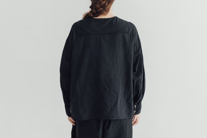 R239 MANY BUTTONS BLOUSE black 3