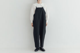 G998 DRY OX CLOTH TRAVAILLE SALOPETTE black 1
